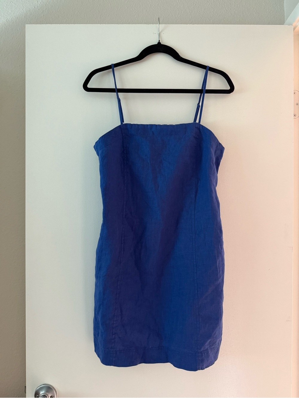Madewell Cobalt Blue Spaghetti Strap Mini Dress